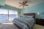 Upper Level Lakeview King Bedded Master Suite with Private Bath